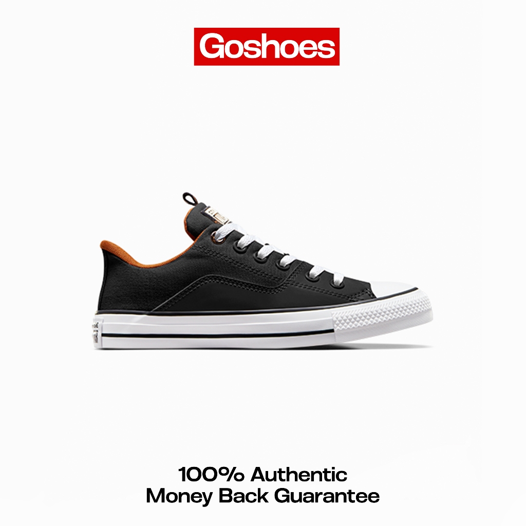 Sepatu Sneakers Wanita Converse CTAS RAVE OX Black Tawny Owl A04680C ORIGINAL