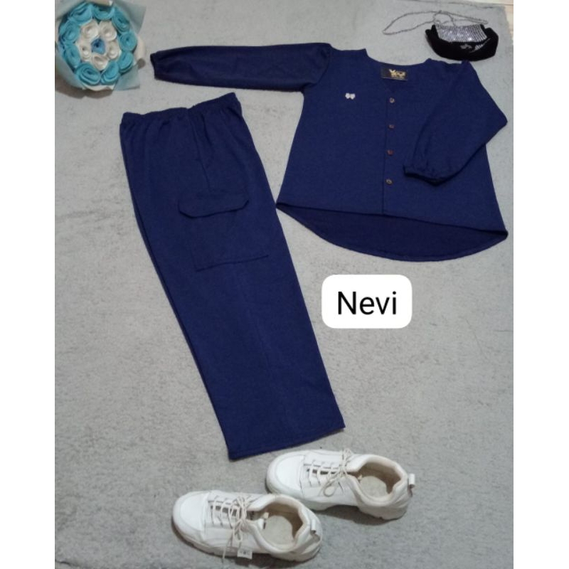 Setelan Cargo Wanita Dewasa Bahan Babyteri Import