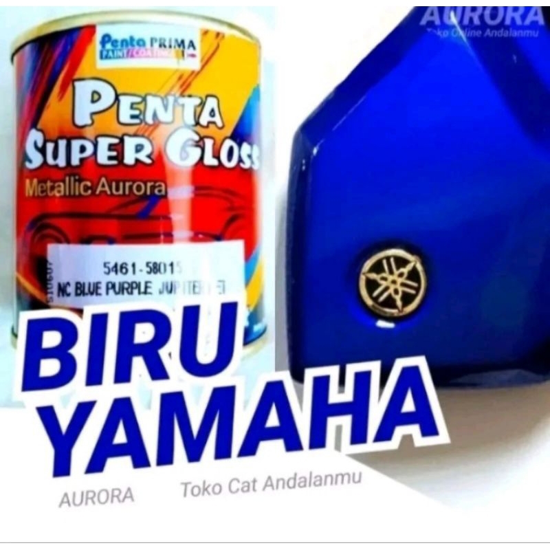 Cat Penta Super Gloss Blue Purple Jupiter 5461-58015 Biru Yamaha Metalik