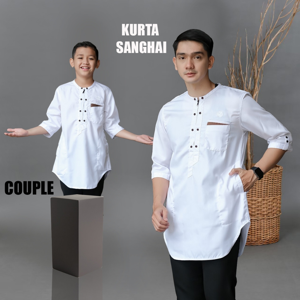 Baju koko pria terbaru Baju koko kurta Couple ayah dan anak baju muslim anak laki laki kopel