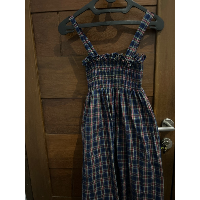 preloved dress kotak kotak