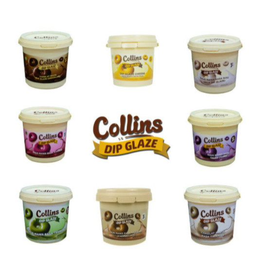 

Bny31 COLLINS Dip Glaze Varian Coklat 1 Kg