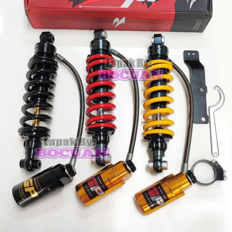 monoshock ride it ninja 250 fi new shock belakang tabung pisah gp103 shockbreaker mono standar ori