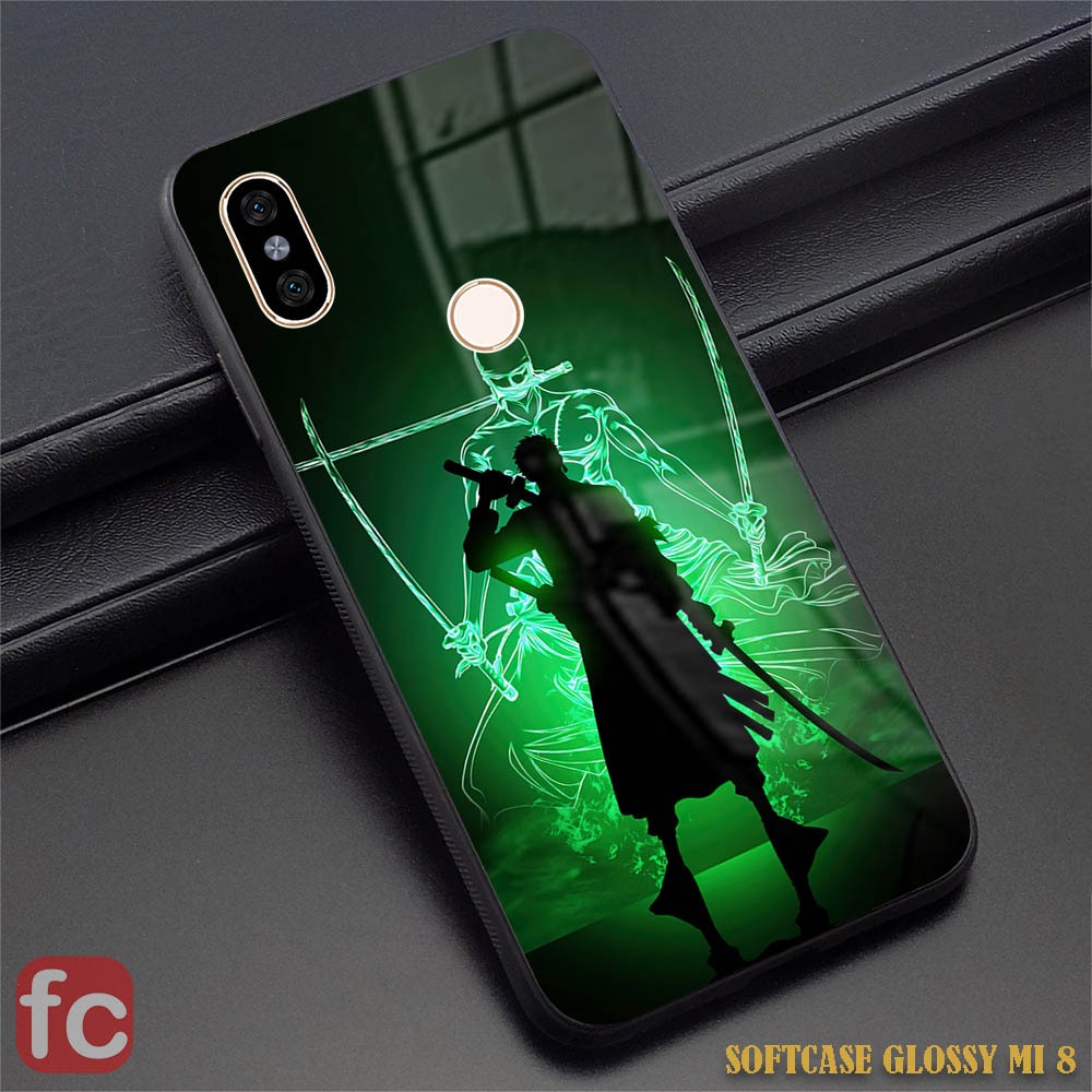 Softcase Glossy Xiaomi Mi 8 |FR32| Case Kilau Mi8 | Kesing Silicon Casing Freedom Case Unik Keren An