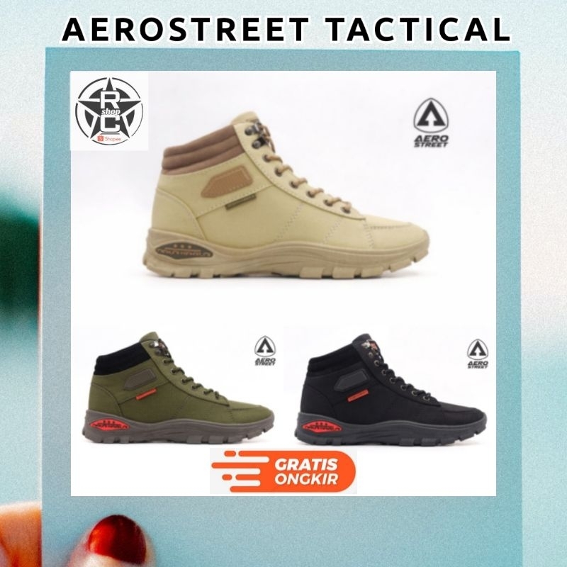 Aerostreet Tactical series - Sepatu pria wanita outdoor gunung bikers