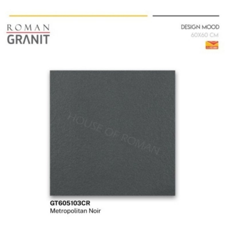Roman Granit GT605103CR Metropolitan Noir 60x60 kw1