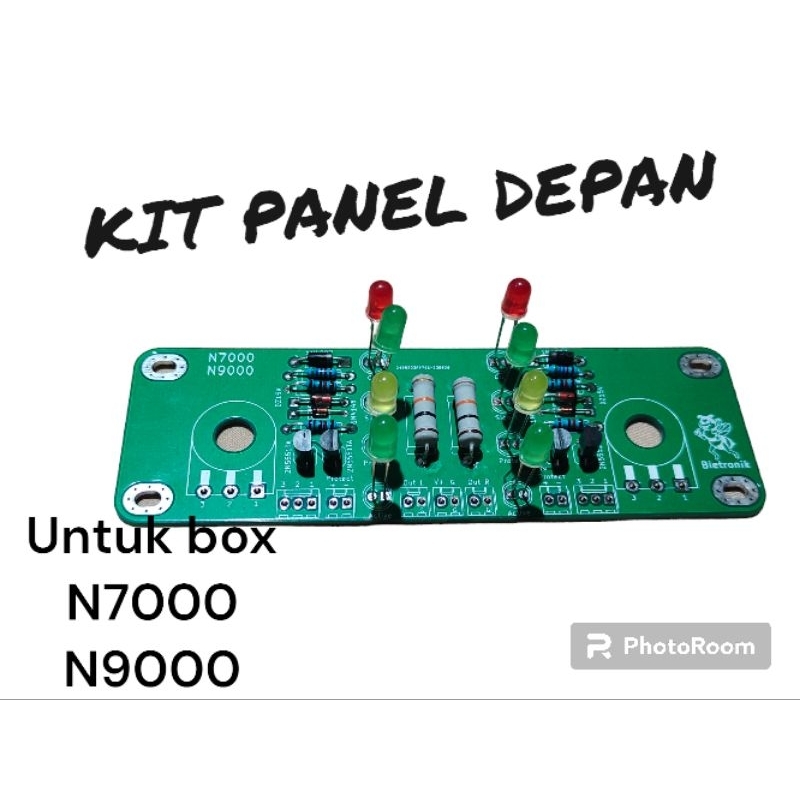 Kit panel depan box power n7000 n9000 led display indikator