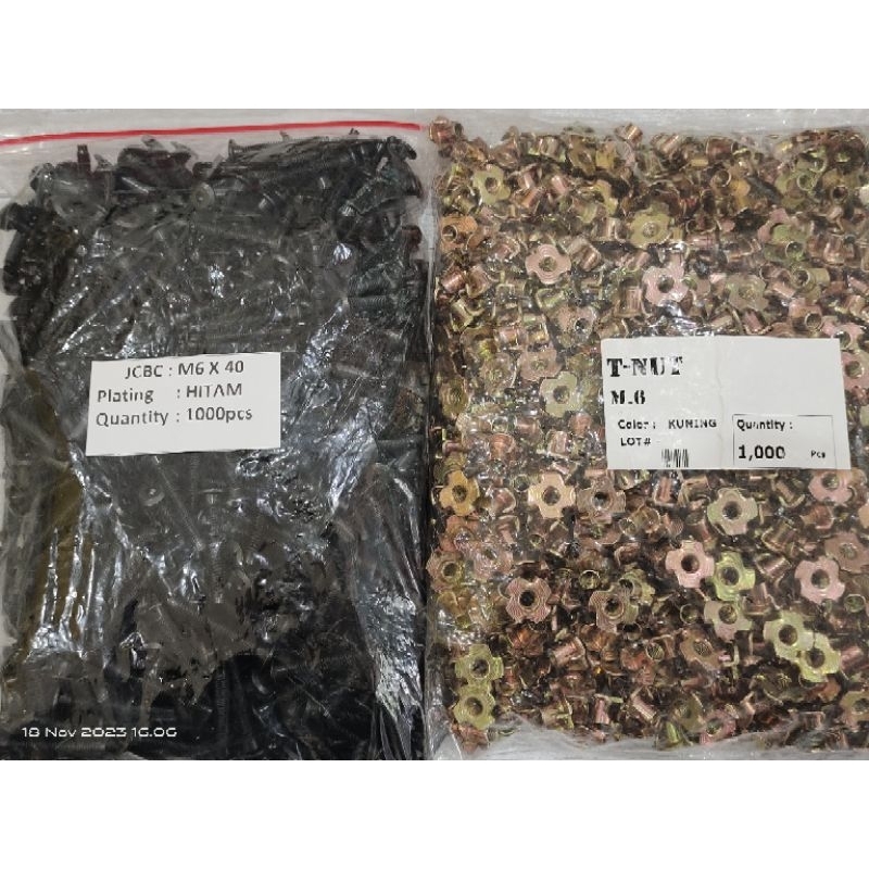 1000pcs Baut Speaker m6 4cm baut cakar baut subwofer