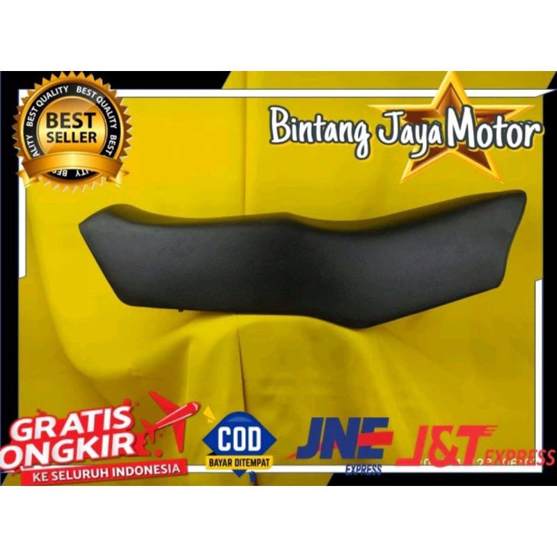 JOK RX KING SIKU EMPUK ORI/JOK SIKU POLOS HITAM GLOSSY