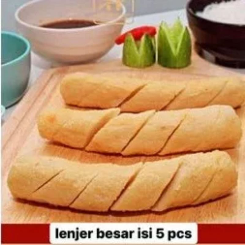 

pempek Lenjer besar lala 26 ilir palembang isi 5 pcs jumbo