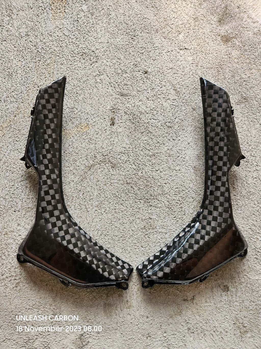 COVER GARNISH SAYAP NEW VARIO 125 150 CARBON KEVLAR