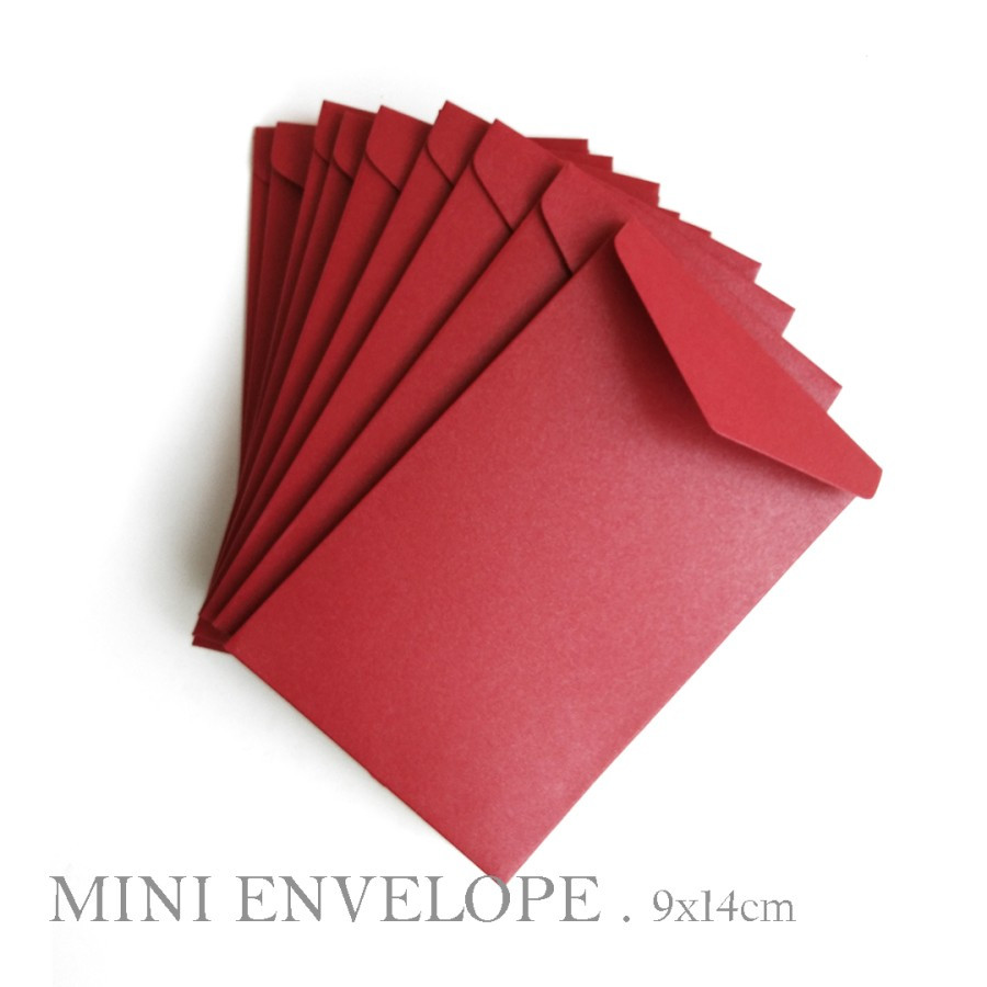 

Mini Envelope Jasmine Deep Red (20 Pcs)