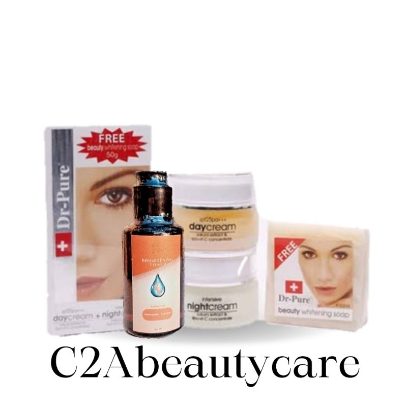 PAKET DR. PURE SET + TONER NIACINAMIDE FIORI