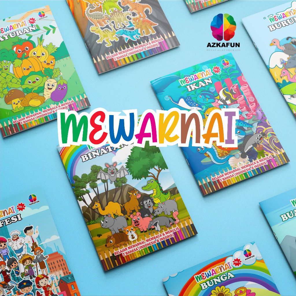 

Buku Mewarnai Anak - Buku Gambar Mewarnai - Coloring book