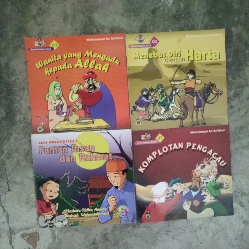 cerita serial islami, bergambar berwarna