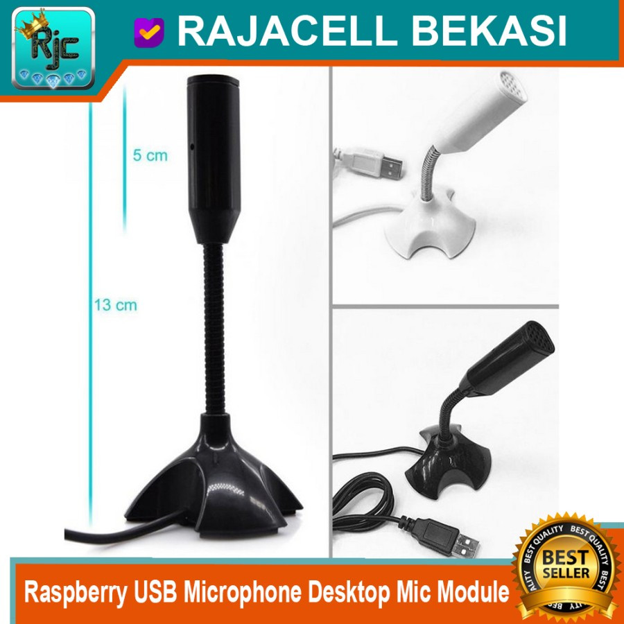 Raspberry USB Microphone Desktop Mic Module for Raspi Linux Windows