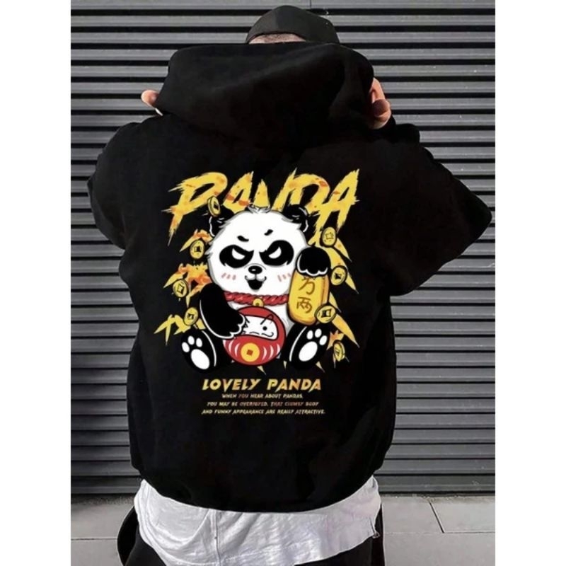 HOODIE JUMPER LOVELY PANDA HOODIE PRIA WANITA