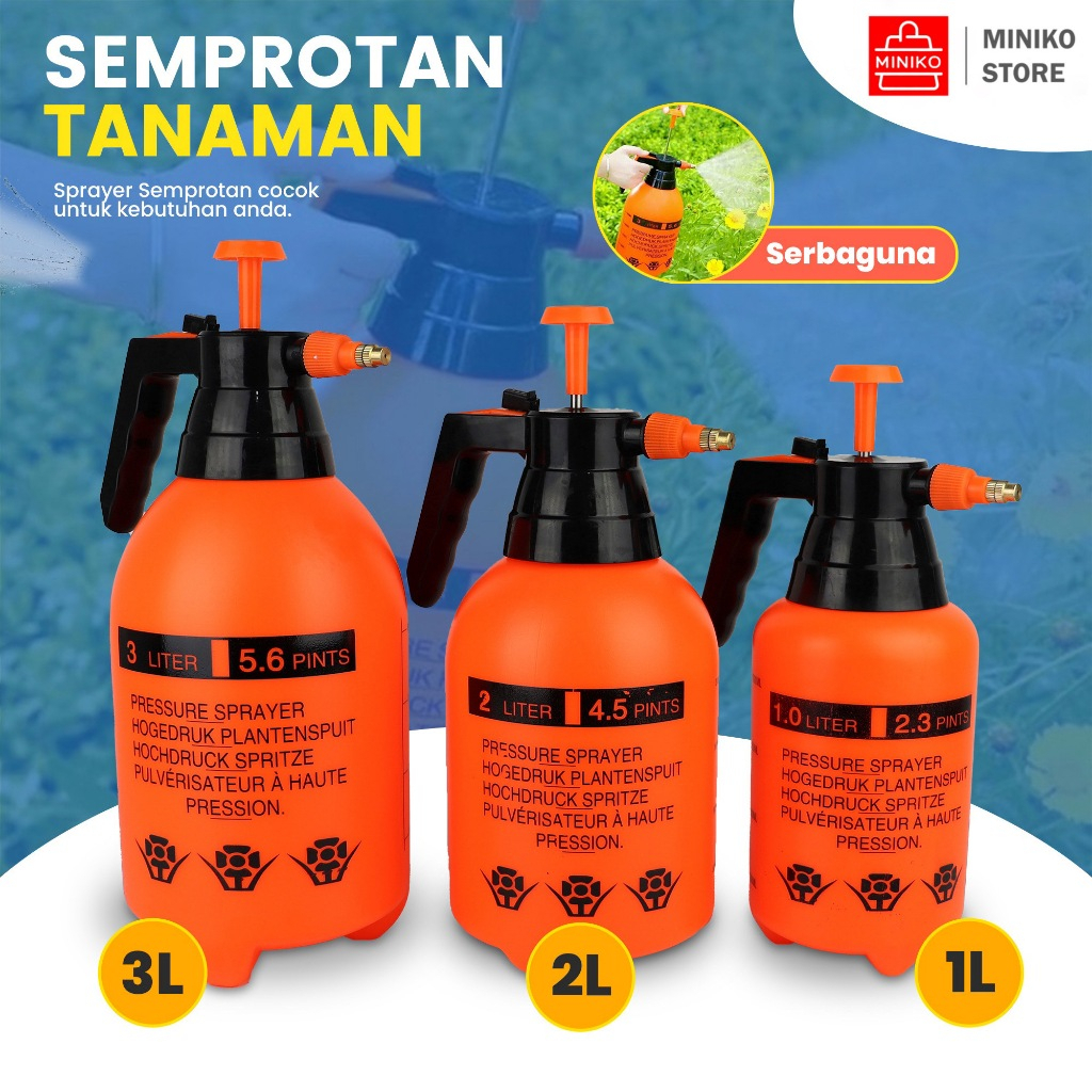 Bottle Sprayer Botol Semprotan Spray Manual 3L 2L 1L