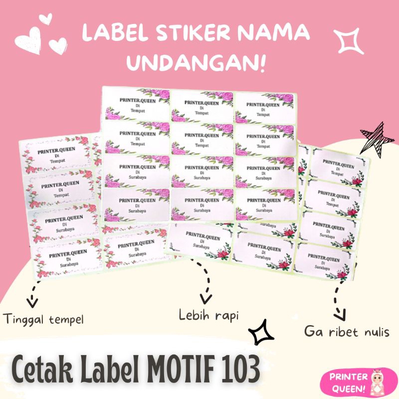 

Cetak Stiker Label Nama Undangan Tom & Jerry 103 Motif Custom
