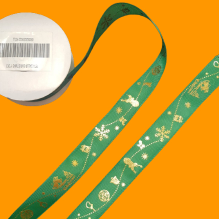 

( 1 METER )PITA NATAL MERRY CHRISMAS GROSSGRAIN LEBAR 2,5CM