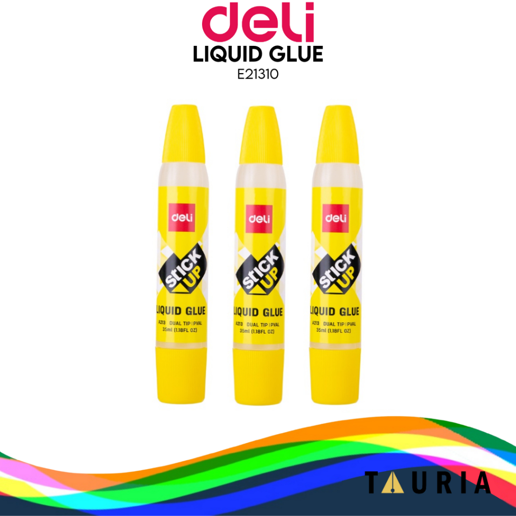 

DELI LEM KERTAS CAIR BENING 21310 LIQUID GLUE 35ML