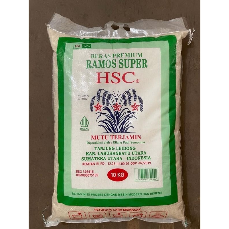 

[10 KG] Beras Premium HSC Ramos Super - Medan