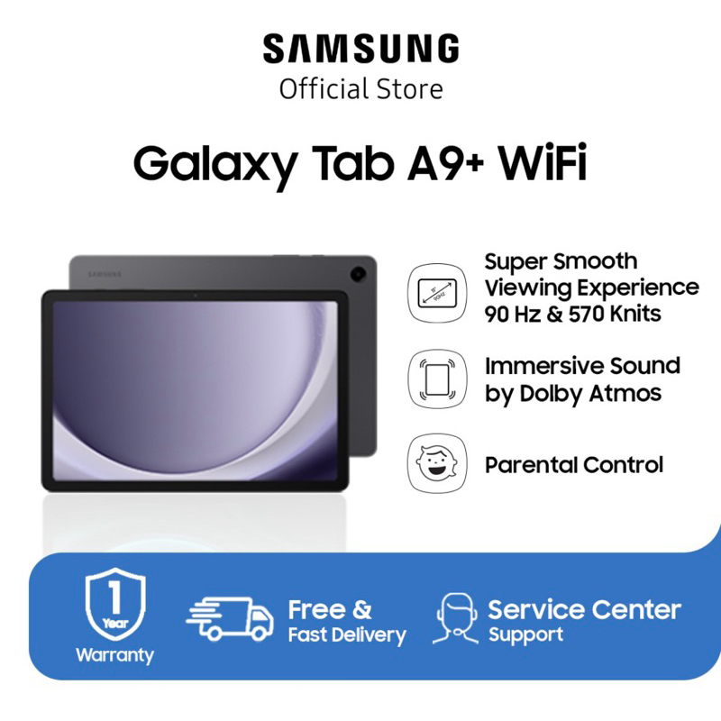 samsung tab A9+ 5G 8/128gb garansi sein