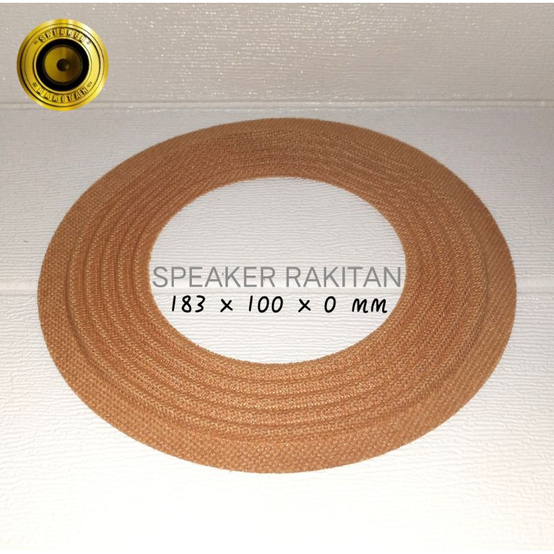 Damper Dumper Demper Speaker 15-18 inch 183mm x 100mm x 0 mm. 2pcs