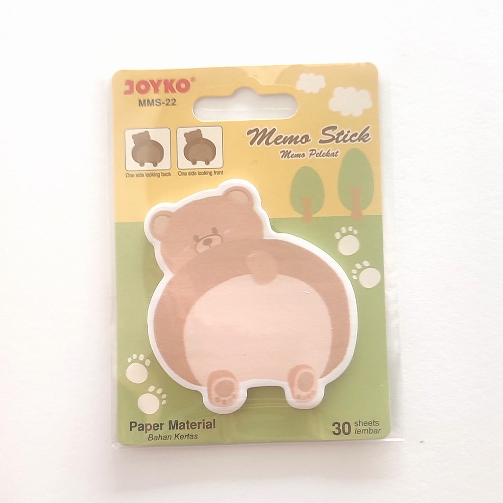 

Joyko Memo Stick Animal Tempel - MMS-22 (Bear)