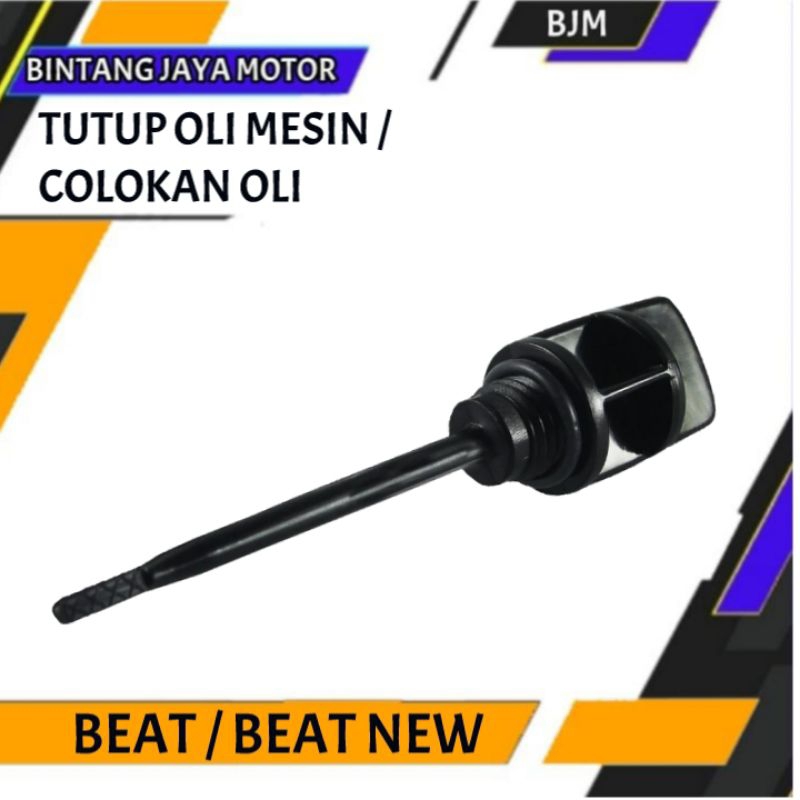 Tutup Oli Mesin / Colokan Oli Hitam Honda BEAT NEW / BEAT POP / BEAT F1