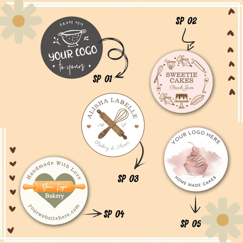 

STIKER KUE NASTAR SETIKER KUEH COOKIES CAKE ANTI AIR STICKER / STIKER LABLE BOTOL / LABEL / LEBEL STICKER CUSTOM