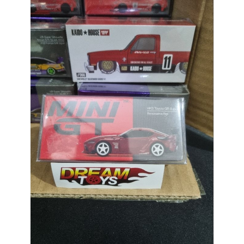 Mini GT Supra GR HKS Merah 265