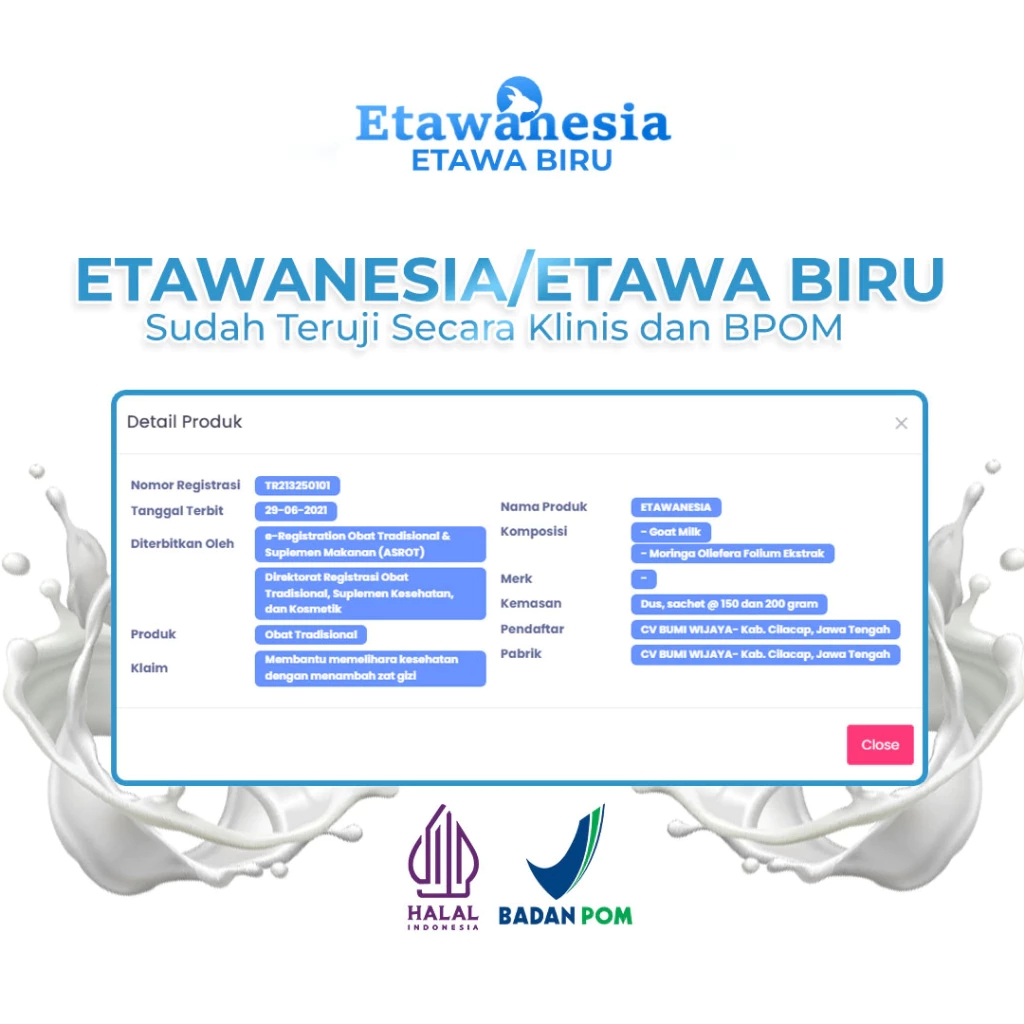 ETAWANESIA Susu Kambing Etawa Biru Atasi Masalah Pernafasan dan Tulang