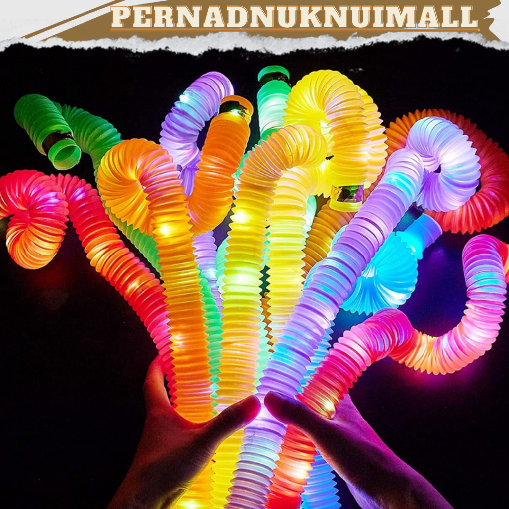 MAINAN ANAK POP LIGHT|MAINAN EDUKASI DIY POP LED LIGHT TUBE SELANG LAMPU|Mainan Viral Light POP / Ma