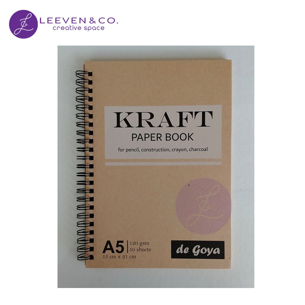 

DE GOYA KRAFT PAPER BOOK SPIRAL A5