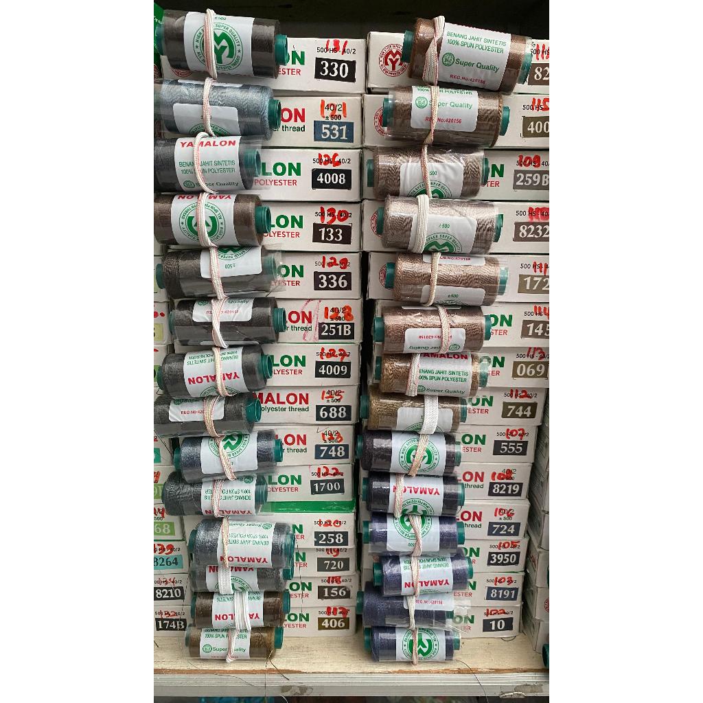 Benang Jahit Yamalon 500 Yard Warna Lengkap (Part 9)