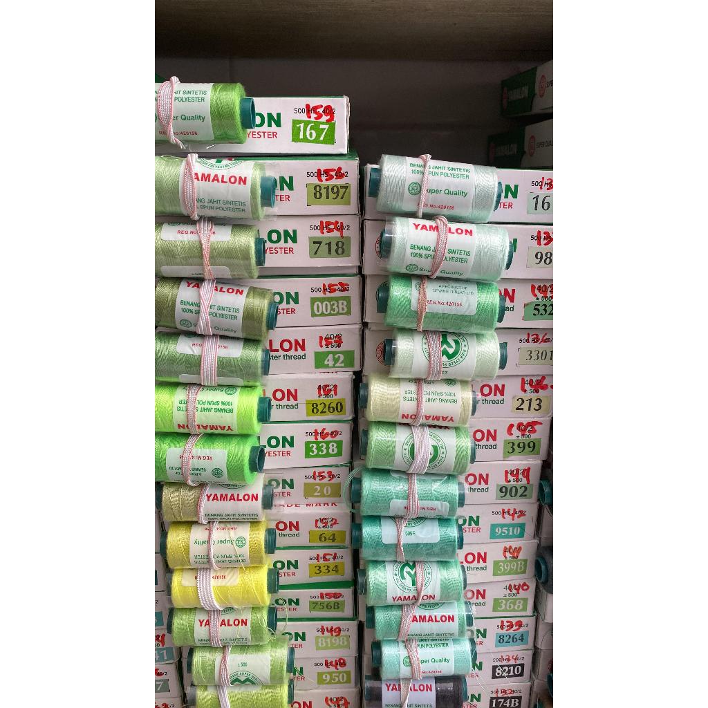 Benang Jahit Yamalon 500 Yard Warna Lengkap (Part 10)