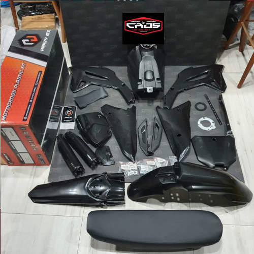 Full Body Set Body Trail HRV Honda CRF 450 2021 - Hitam