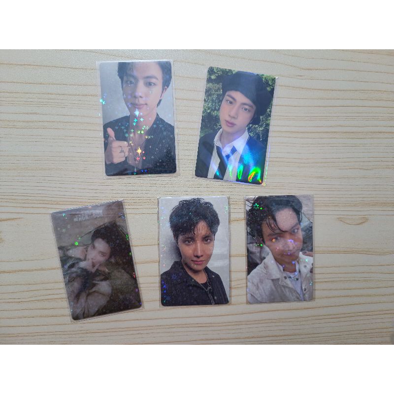 Photocard BTS Jin Jhope Astronaut Jack In The Box