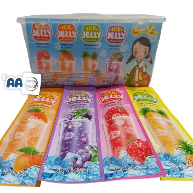 

AAA ICE JELLY TUPPERWARE ISI 30 X 35 GR ( FREE BUBBLE WRAP )