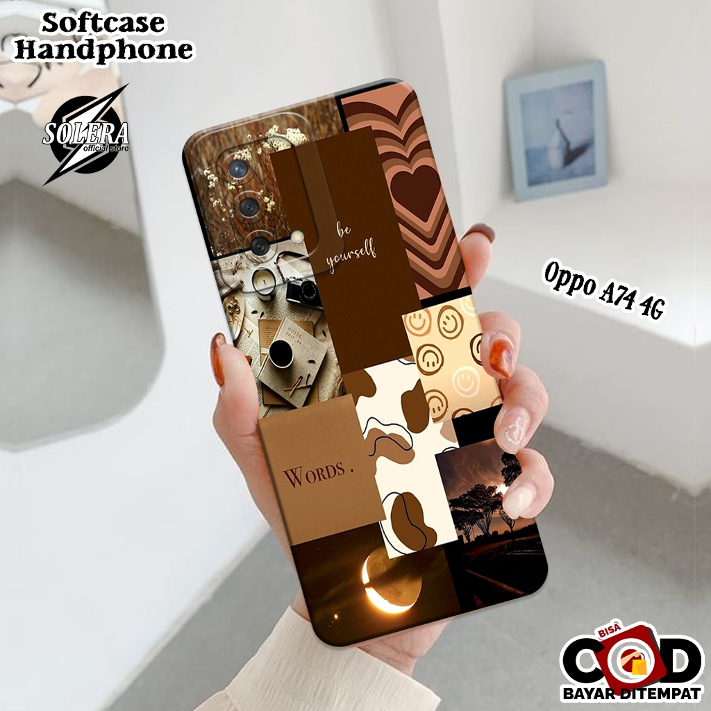 Case Oppo A74 4G Softcase Oppo A74 4G Terbaru Silikon Pro Camera Fashion Case Aesthetic Cover Hp Kes