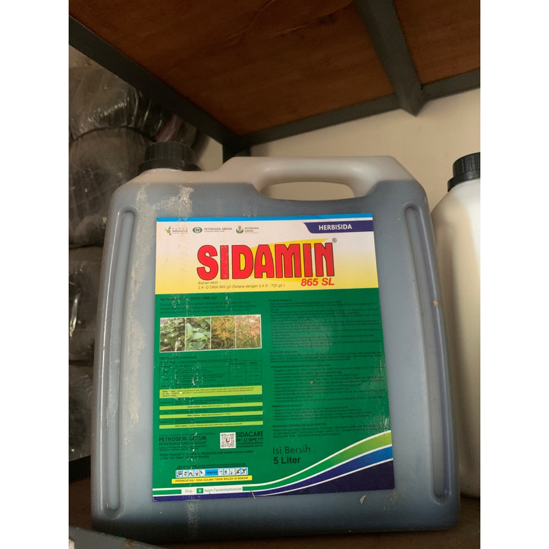 SIDAMIN 865 SL 5 LITER HERBISIDA Sistemik PEMBASMI RUMPUT