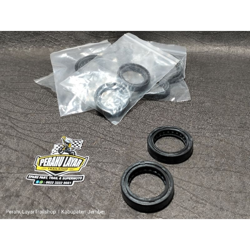 Seal sil shock shockbreaker upside down USD trail modifikasi klx d-tracker / seal sil debu klx upsid