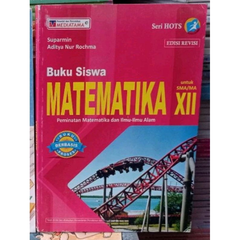 MATEMATIKA KLS 12 SMA. MEDIATAMA BEKAS