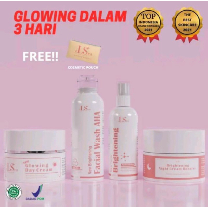 Paket BOOSTER Ls Skincare BPOM cream pemutih