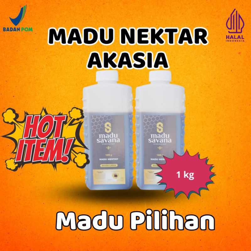 

MADU AKASIA MURNI 1 KG PURE RAW HONEY