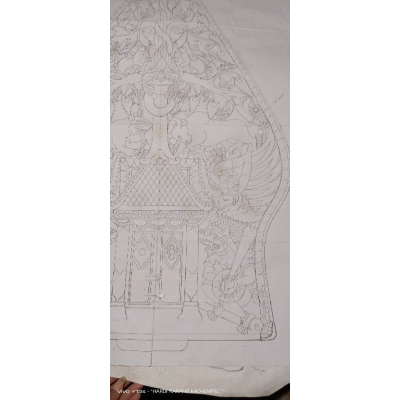 

Blak/mal wayang gunungan kreasi