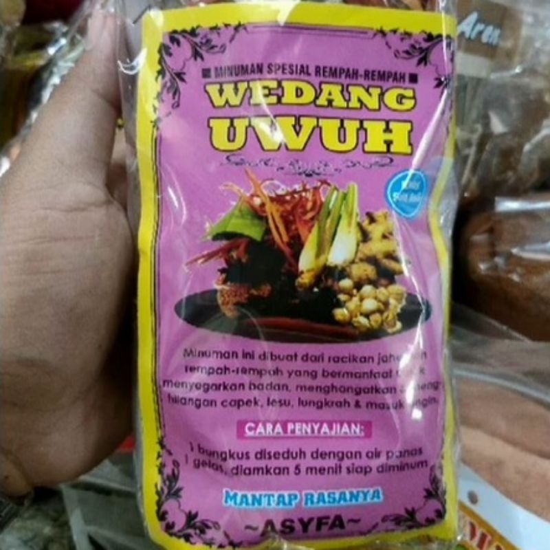 

MINUMAN HERBAL WEDANG UWUH ASLI SOLO ISI 10 BUNGKUS / WEDANG REMPAH