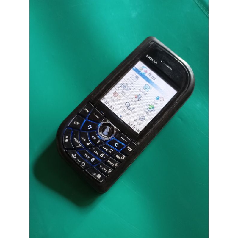 hp jadul nokia 7610 black normal siap pake