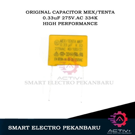ORIGINAL CAPACITOR 275VAC 0.33uF 330nF 334 MEX TENTA MKP CMPP X2 Pitch 15mm Kapasitor Capasitor 275V
